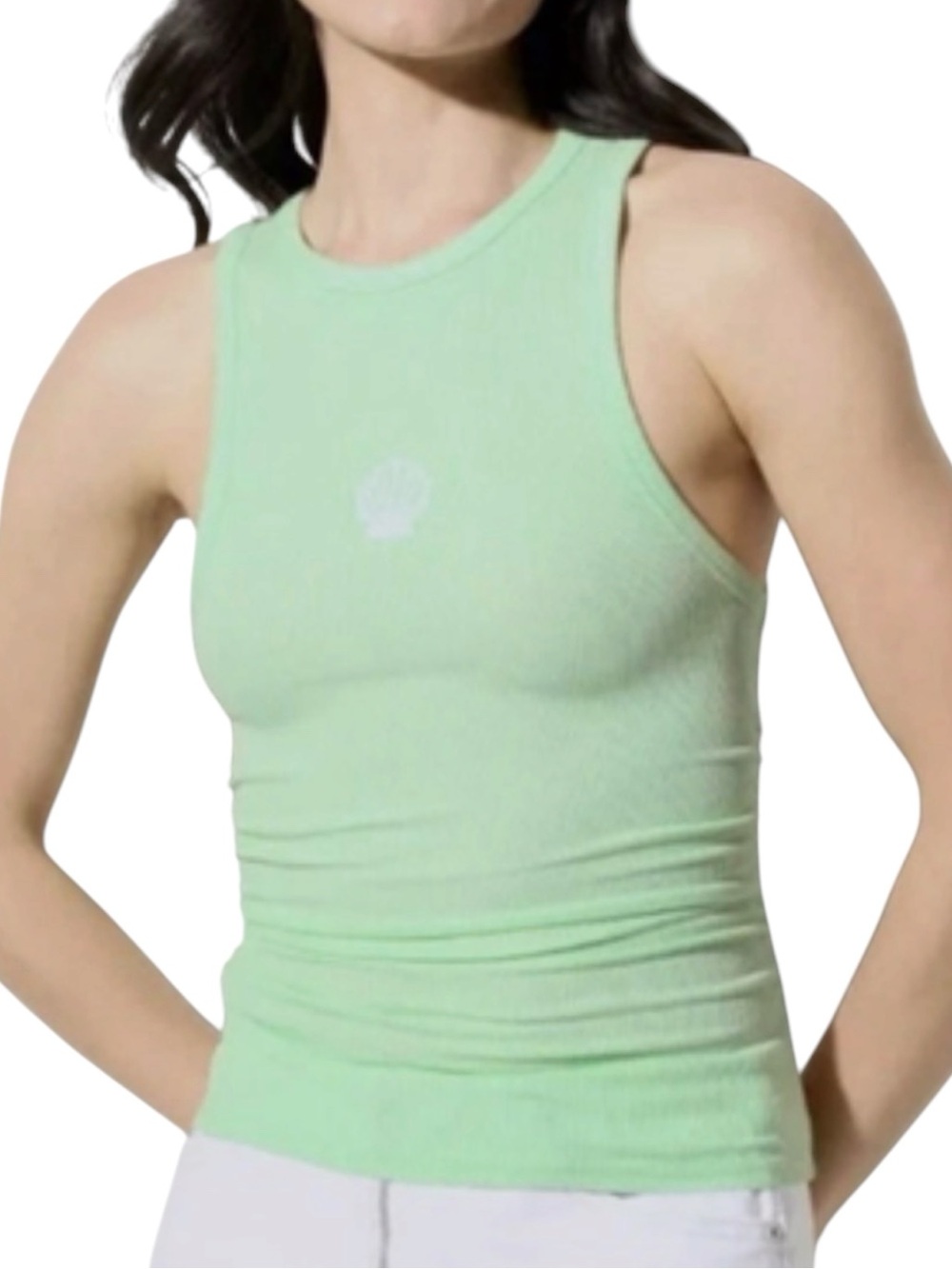 Wild Fable Women's Mint Green High Neck Tank Top